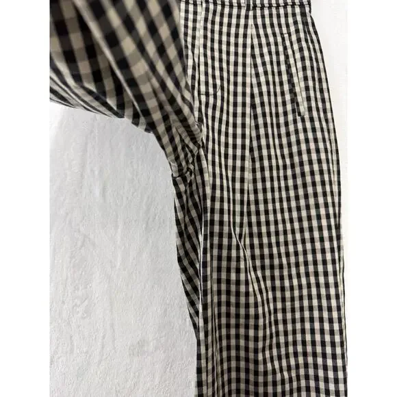 Everlane The Draper Pleated Pant In Buttersmooth Color Checkered Size 2S - Picture 3 of 14